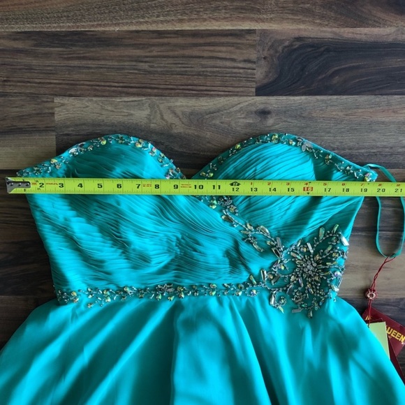 BNWT May Queen chiffon beaded dress - Picture 6 of 10